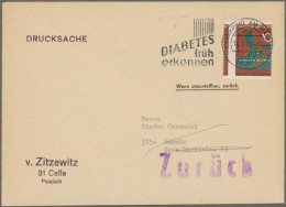 Bundesrepublik Deutschland: 1968, Technik Und Wissenschaft, 10 Pfg. Buchdruck Mi - Storia Postale