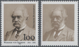 Bundesrepublik Deutschland: 1992, 100. Todestag Werner Von Siemens, 100 (Pf) Mit - Lettres & Documents