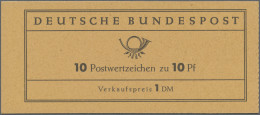 Bundesrepublik - Markenheftchen: 1960, Markenheftchen "Heuss III", VERSUCHSHEFTC - Autres & Non Classés