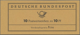 Bundesrepublik - Markenheftchen: 1960, Markenheftchen "Heuss III", VERSUCHSHEFTC - Autres & Non Classés