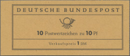 Bundesrepublik - Markenheftchen: 1960, Markenheftchen "Heuss III", VERSUCHSHEFTC - Altri & Non Classificati