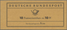 Bundesrepublik - Markenheftchen: 1960, Markenheftchen "Heuss III", VERSUCHSHEFTC - Autres & Non Classés