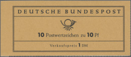 Bundesrepublik - Markenheftchen: 1960, Markenheftchen Heuss I, VERSUCHSHEFTCHEN, - Altri & Non Classificati