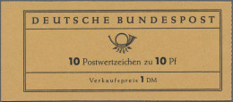 Bundesrepublik - Markenheftchen: 1960, Markenheftchen Heuss I, VERSUCHSHEFTCHEN, - Otros & Sin Clasificación
