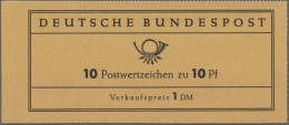 Bundesrepublik - Markenheftchen: 1960, Markenheftchen Heuss I, VERSUCHSHEFTCHEN, - Autres & Non Classés