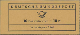 Bundesrepublik - Markenheftchen: 1960, Markenheftchen Heuss I, VERSUCHSHEFTCHEN, - Andere & Zonder Classificatie