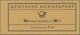 Bundesrepublik - Markenheftchen: 1960, Markenheftchen Heuss I, VERSUCHSHEFTCHEN, - Other & Unclassified
