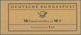 Bundesrepublik - Markenheftchen: 1960, Markenheftchen Heuss I, VERSUCHSHEFTCHEN, - Other & Unclassified