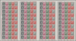 Bundesrepublik - Markenheftchenbogen: 1958/1960 Markenheftchenbogen "Heuss & Zif - Otros & Sin Clasificación