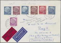 Bundesrepublik - Rollenmarken: 1954/1960, Heuss I/II ROLLENMARKEN, Herrlicher Lu - Roller Precancels