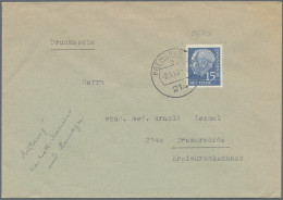 Bundesrepublik - Rollenmarken: 1960, 15 Pf Heuss LUMOGEN, ROLLENMARKE Mit Rückse - Roller Precancels