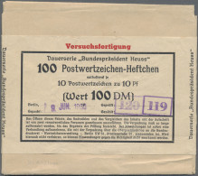 Bundesrepublik - Besonderheiten: 1960, Seltene Verpackungshülle Für 100 Markenhe - Altri & Non Classificati