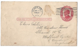Entier Postaux Etats Unis Obliteration Denvers 1914 - Sonstige & Ohne Zuordnung