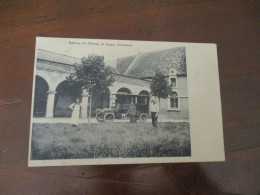 CPA  14 Calvados Remises Château De Cagny Auto Ancienne - Otros & Sin Clasificación