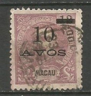 MACAO YVERT NUM. 140 USADO - Oblitérés