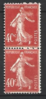 Timbre De France En Neuf * Sur Le Premier Timbre Autre Neuf ** Voire Le Scan N 194 Le Zéro Coupé En Paire De Carnets - Unused Stamps