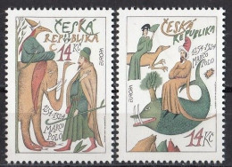 CZECH REPUBLIC 36-37,unused - Unused Stamps