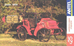 Uruguay:Used Phonecard, Antel, 25 $, Old Car Delin 1899, 2004 - Uruguay