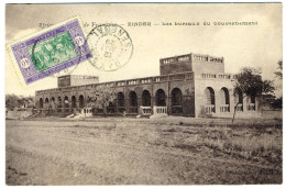 Niger - Cpa - Zinder - Les Bureaux Du Gouvernement - 1929 - Niger