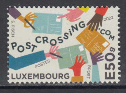 2022 Luxembourg Postcrossing  Complete Set Of 1 MNH  @ BELOW FACE VALUE - Ongebruikt