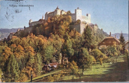 0108 / Festung Hohensalzburg, Salzburg, Austria, Farbige Naturaufnahme, Druck U Verlag V.J. Huttegger, Nr. 623 - Salzburg Stadt