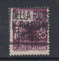 TRIESTE ZONA A 1950 FIERA DI TRIESTE 20 LIRE USATO 2 - Afgestempeld