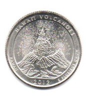2012 - Stati Uniti 25 Cents - Quarter Hawai'i Volcanoes   P     ------ - 2010-...: National Parks