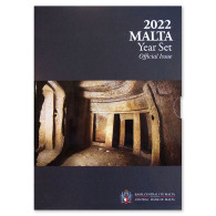 Malte 2022 : Coffret BU De 9 Pièces Dont La 2€ Commémorative 'Hypogeum' - Disponible En France - Malte