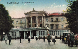 ALLEMAGNE - Elberfeld - Gare Centrale - Colorisé - Animé - Carte Postale Ancienne - Sonstige & Ohne Zuordnung