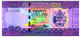 SOLOMON ISLANDS A/5 20 DOLLARS ND(2021) Pick 34 Unc - Solomon Islands