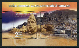 Türkiye 2019 Mi 4539 MNH [Block 192] Mount Nemrut National Park, Archaeology, Statue - Hojas Bloque