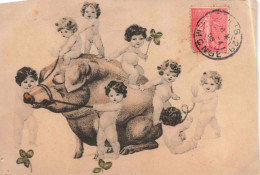 FANTAISIES - Bébés - Dessins D'enfants - Colorisé - Carte Postale Ancienne - Baby's