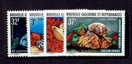 NOUVELLE CALEDONIE - POSTE AERIENNE - PA N°145 - 150/152 - XX TTB - POISSONS COQUILLAGES - FISHES SEA SHELLS - Ongebruikt