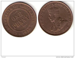 Australia,1 Penny 1920 No Dots  Km 23   Fr+,( Fr+ Krause Cat.=80$)  * - Penny