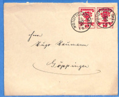 Allemagne Reich 1919 Lettre De Stuttgart (G23100) - Lettres & Documents