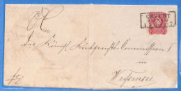 Allemagne Reich 1875 Lettre De Erfurt (G23101) - Storia Postale