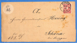 Allemagne Reich 1880 Lettre De Pirna (G23102) - Brieven En Documenten