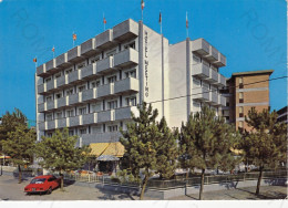 CARTOLINA  ZADINA PINETA-CESENATICO,EMILIA ROMAGNA-HOTEL MEETING-SPIAGGIA,LUNGOMARE,VACANZA,BELLA ITALIA,VIAGGIATA 1972 - Cesena