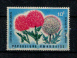 Rwanda - "Fleurs Diverses "Echinops Ampllexicaulis" - Oblitéré N° 148 De 1966 - Usados