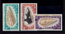 NOUVELLE CALEDONIE - POSTE AERIENNE - PA N°98/100 - XX TTB - COQUILLAGES SEA SHELLS - Ungebraucht