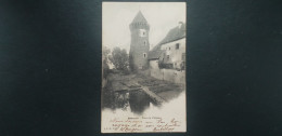 Suisse ,  Estavayer Tour Du Château En 1903 - Estavayer