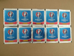 10 X PANINI UEFA EURO 2016 FRANCE PACKS (50 Stickers) Tüte Bustina Pochette Packet Pack - Englische Ausgabe