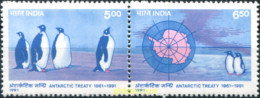 326127 MNH INDIA 1991 30 ANIVERSARIO DEL TRATADO DE LA ANTARTIDA - Neufs