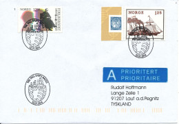 Norway Cover Special Postmark 12-7-2014 The Tall Ships Races Fredrikstad Sent To Germany - Covers & Documents