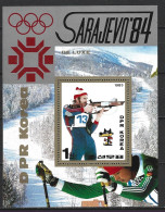 COREE DU NORD. BF De 1983. Biathlon Aux J.O. De Sarajevo. - Hiver 1984: Sarajevo