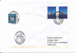 Norway Cover Special Postmark 3-4-2014 The Tall Ships Races Fredrikstad 150 Days Sent To Germany - Cartas & Documentos
