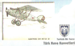 Turkey:Used Phonecard, Türk Telekom, 50 Units, Turkish Air Force, Albatross D-III, 2008 - Türkei