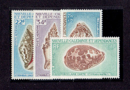 NOUVELLE CALEDONIE - POSTE AERIENNE - PA N°113/116 - X TTB/SUP - COQUILLAGES - SEA SHELLS - Ongebruikt