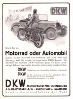 602264 | Motorrad, Auto Werbung (20,5x14cm)  Aus Der Zeitschrift "UHU" 5 / 1929, Rückseite Bedruckt, DKW | Zschopau (O 9 - Otros & Sin Clasificación