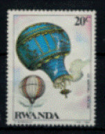 Rwanda - "Bicentenaire Des 1ères Ascensions De L'homme Dans L'atmosphère - Le Martial" - Oblitéré N° 1141 De 1984 - Used Stamps